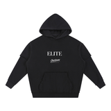 Snow Washed Raw Edge Double Layered Hoodie von Shop Hoodie