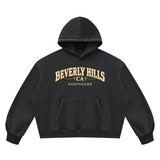 SHOPHOODIE® SHOPHOODD™ Vintage-Wash Boxy Fleece Hoodie — 390 GSM