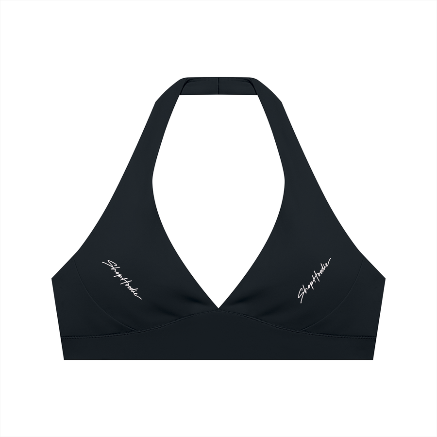 SHOPHOODIE® Women’s Halter Yoga Sports Bra — UK 4–12