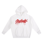 Essential Heavyweight Boxy Brand Red Dripping Fleece oversize Hoodie by ShopHoodie® Shop Hoodie