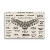 SHOPHOODIE® EAGLE WINGS MOTIVATION CANVAS