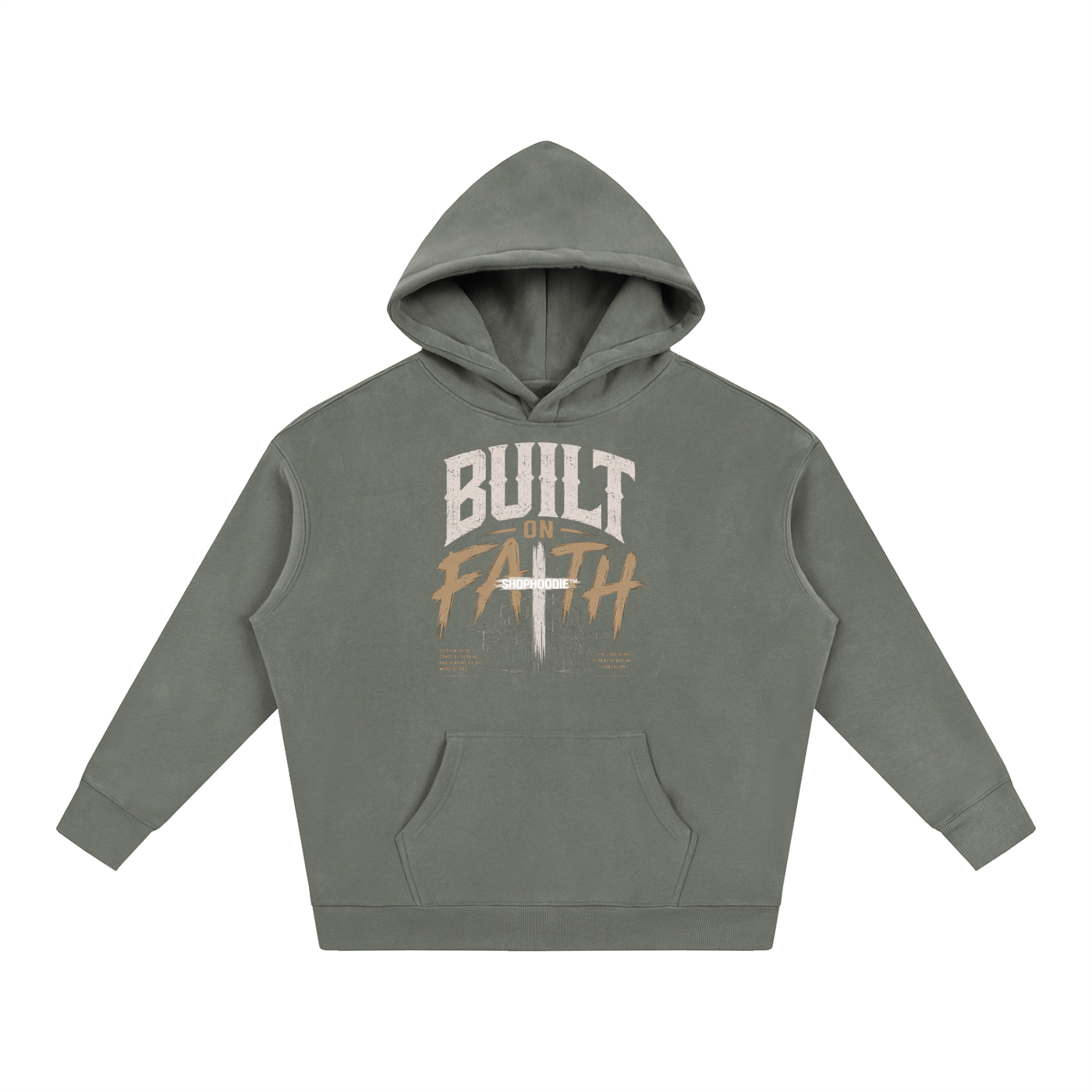 SHOPHOODIE®,Hoodies,Hoodie,SHOP HOODIE®,Built on faith,Christian hoodie