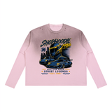 SHOPHOODIE NIGHT RUNNER Unisex Vintage Wash Layered T-Shirt