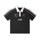 Contrast Collar Short-Sleeve Polo Shirt By Shop Hoodie