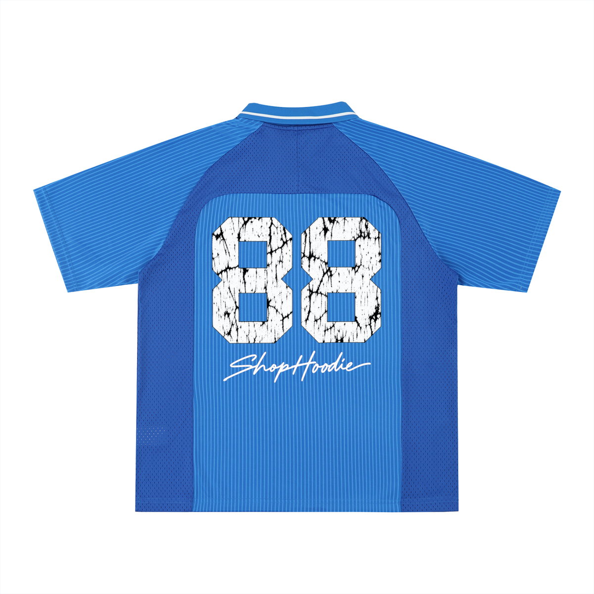 SHOPHOODIE® 88 Striped Oversized V-Neck Soccer Jersey – product image 6