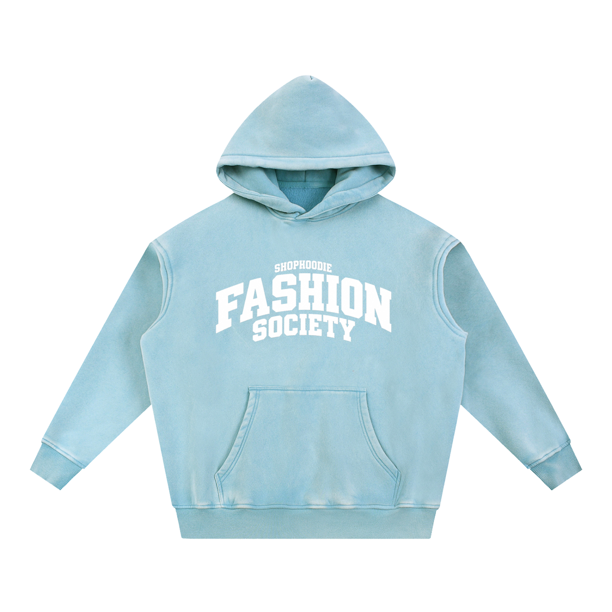 SHOPHOODIE® CAMPUS FASHION SOCIETY Fleece Oversized Hoodie — 355 GSM — view 7