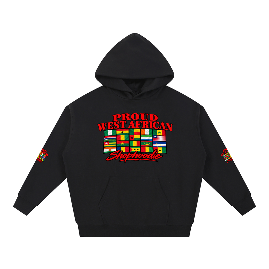 SHOPHOODIE® PROUD WEST AFRICAN Heavyweight Hoodie — 430 GSM