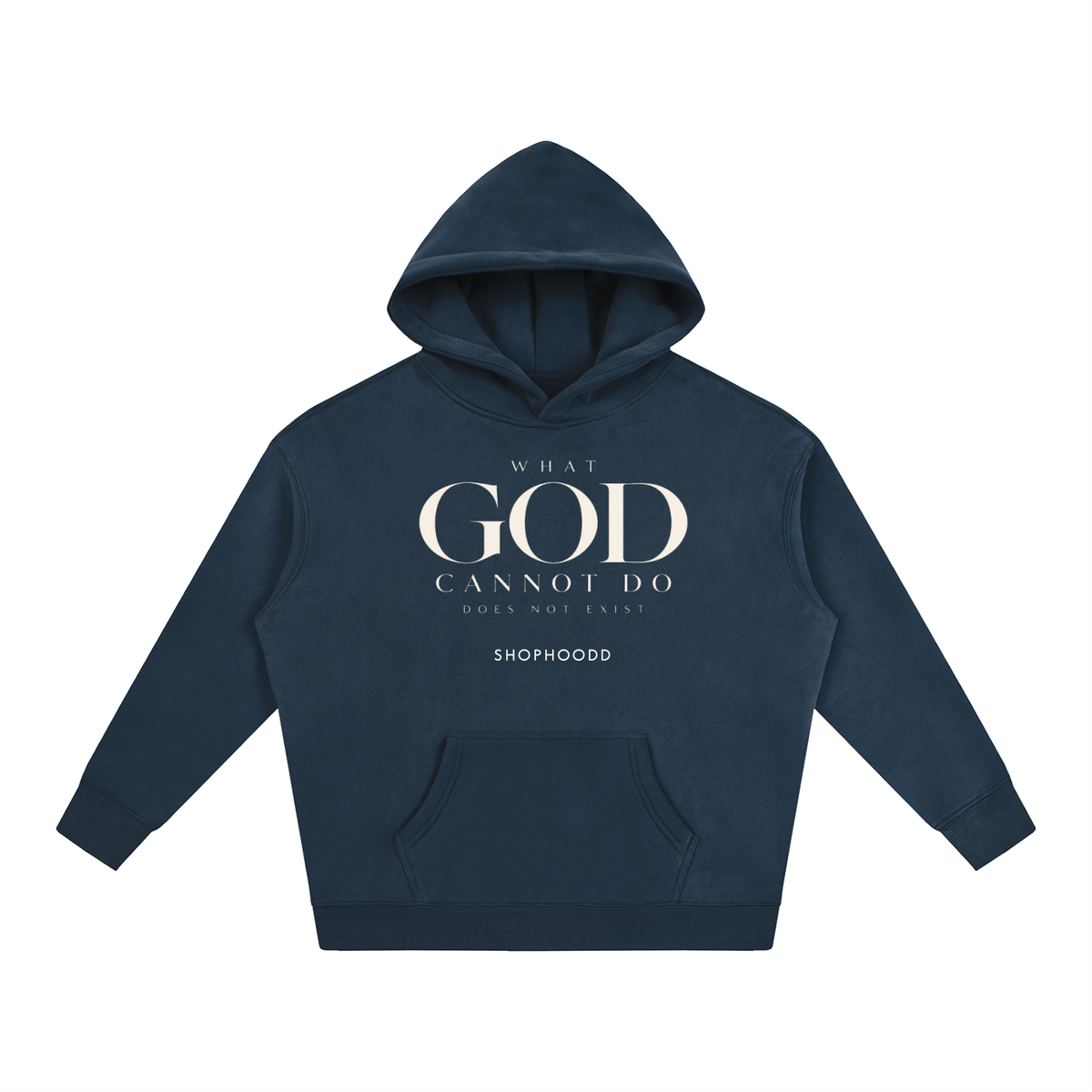SHOPHOODIE LONDON Faith 350 GSM unisex oversized fleeced hoodie – product image 5