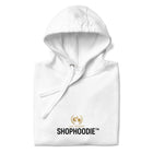 Unisex white Day Trader Hoodie by Shop Hoodie