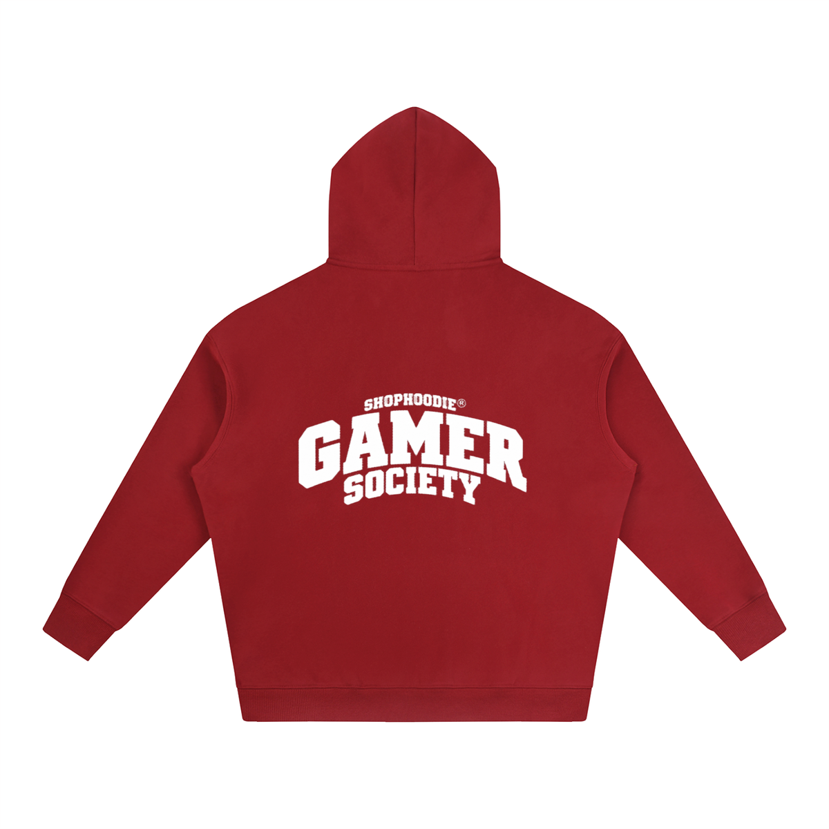 SHOPHOODIE® CAMPUS GAMER SOCIETY Oversized Fleece Hoodie — 350 GSM — view 4
