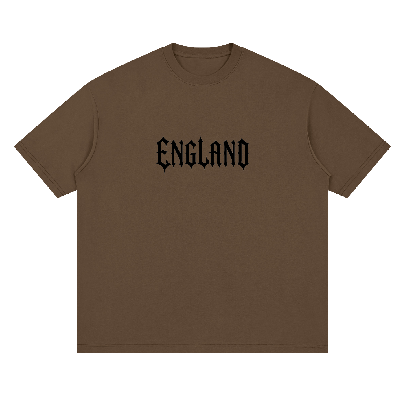 SHOPHOODIE ENGLAND Streetwear Loose Drop Shoulder T-Shirt