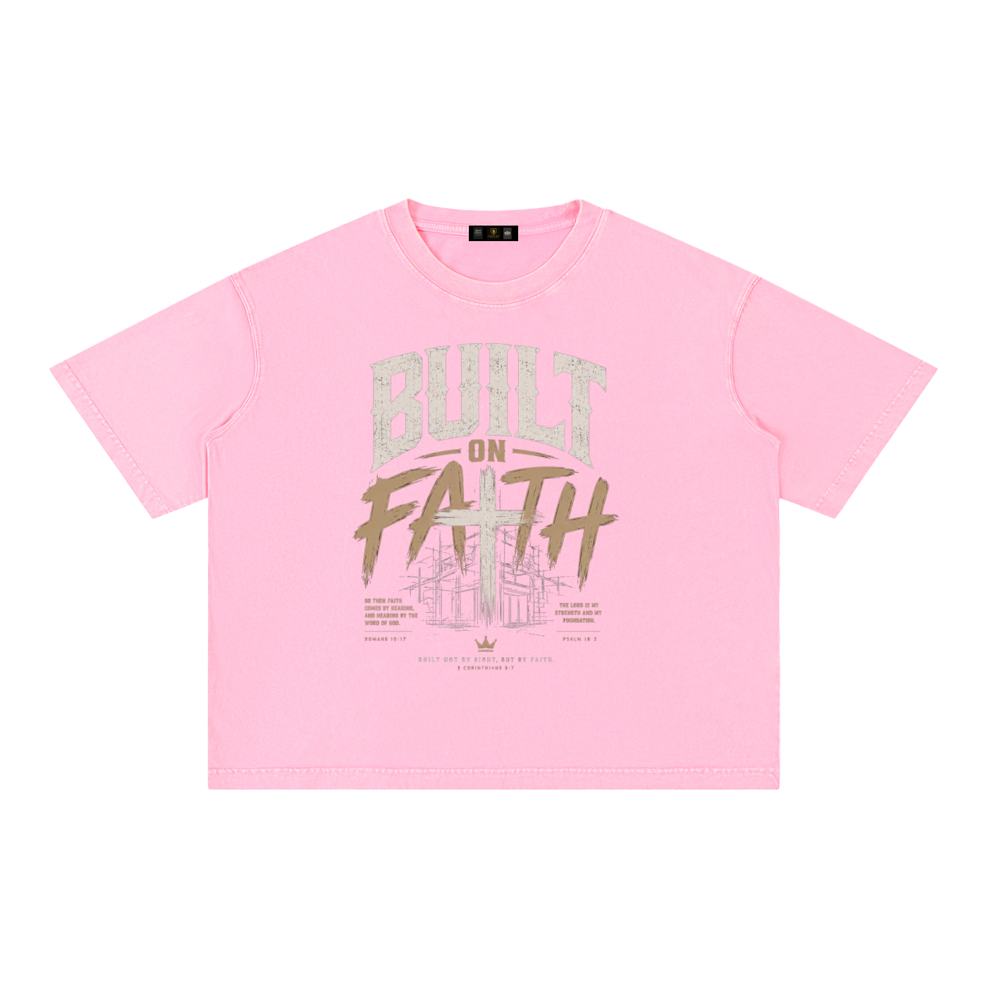 Shophoodies,Shophoodie,clothing,t shirt,built on faith,Christian t shirt