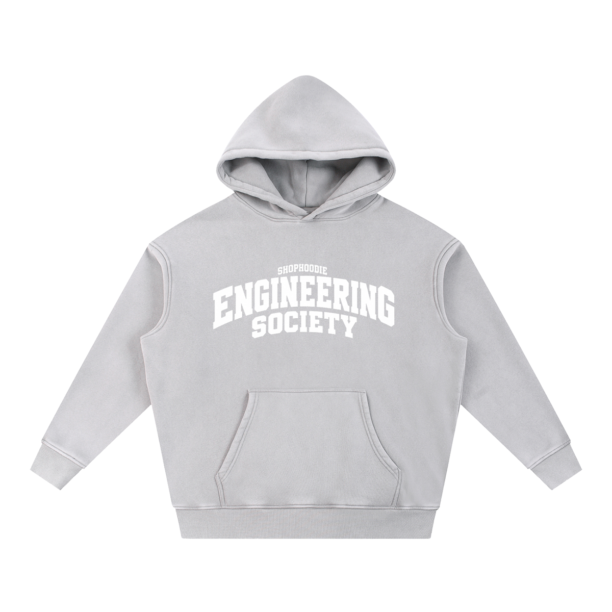 SHOPHOODIE® CAMPUS ENGINEERING SOCIETY Fleece Oversized Hoodie — 355 GSM — view 5