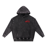 ShopHoodie® True Gem Snow Wash Hand-Frayed Heavyweight Hoodie