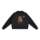 Essential Fleece Mock-Neck Crew Sweatshirt by Shop Hoodie
