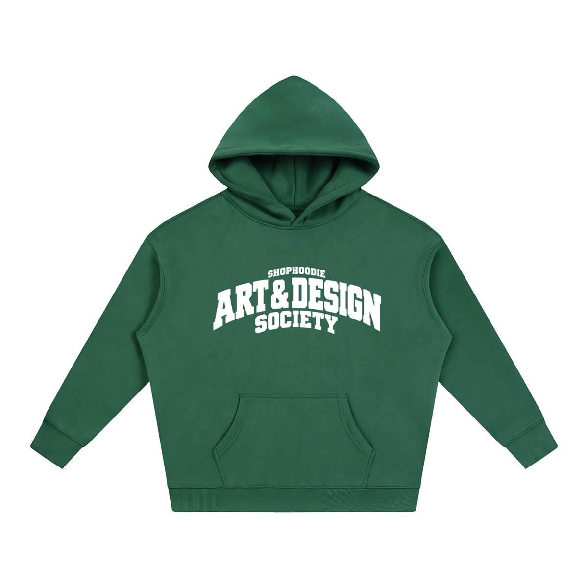 SHOPHOODIE® CAMPUS ART & DESIGN SOCIETY Oversized Fleece Hoodie — 350 GSM — view 29