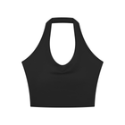 SHOPHOODIE Women's Halter Yoga Sports Bra