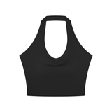 SHOPHOODIE® Women's Halter Yoga Sports Bra — 220 GSM — S–2XL