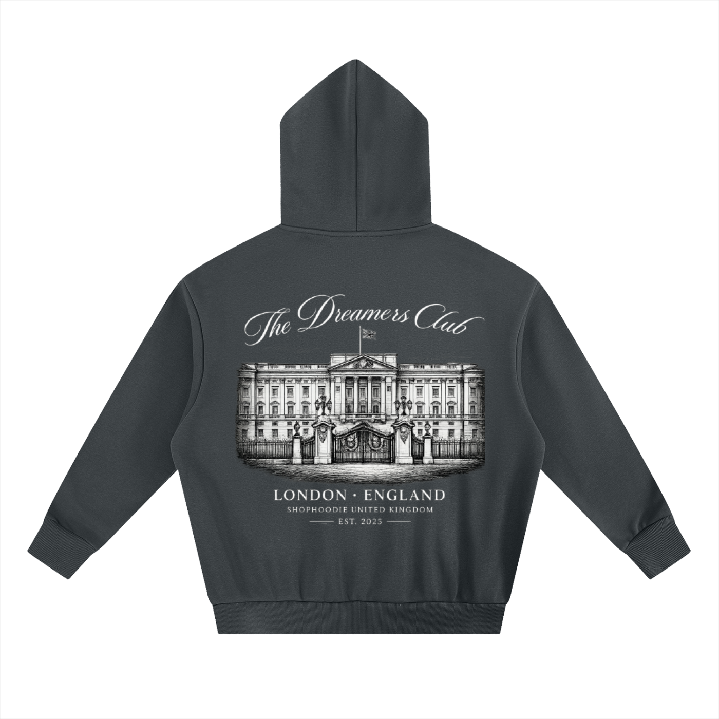 Essential Heavyweight Boxy Fleece Dreamers Club Hoodie by Shop Hoodie
