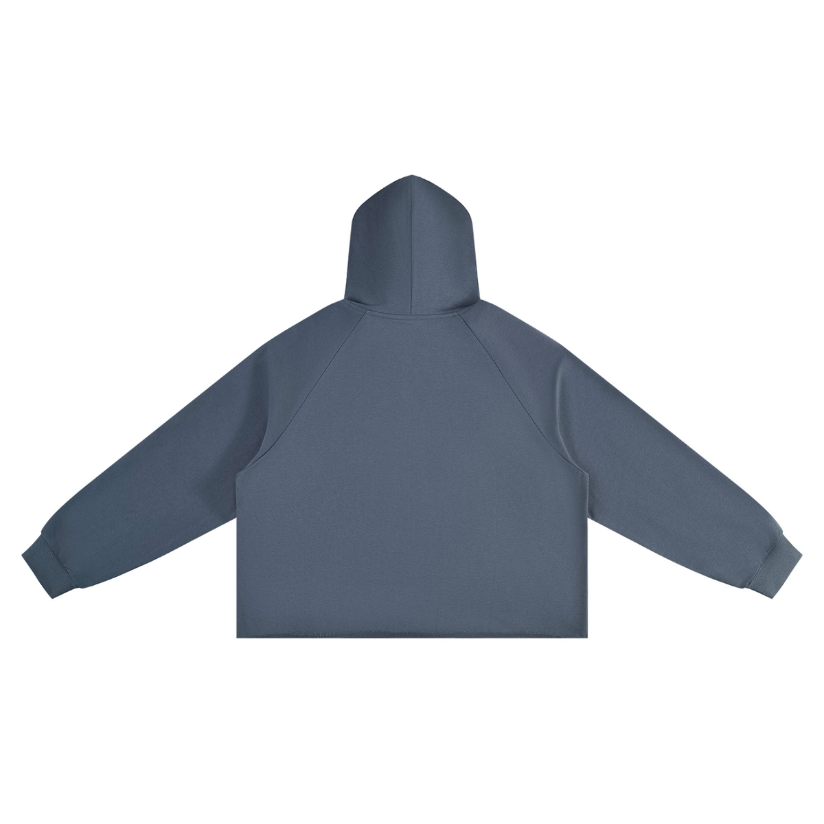 SHOPHOODIE® LONDON DROP 01 Vintage Wash Raw Edge Boxy Hoodie — 350 GSM — view 10