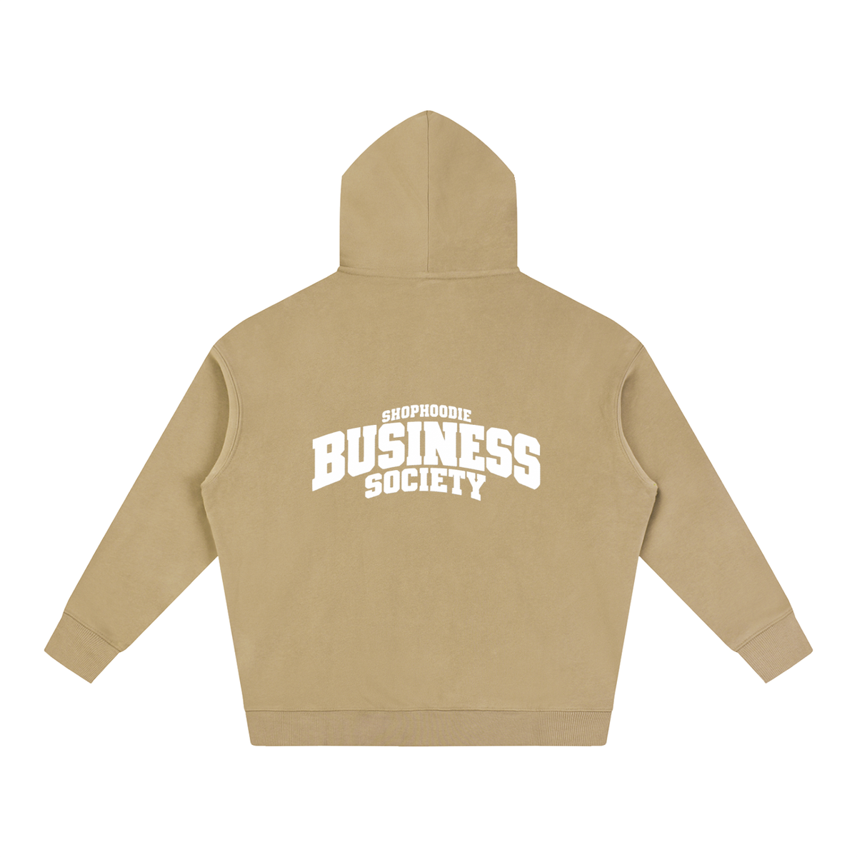 SHOPHOODIE® CAMPUS BUSINESS SOCIETY Oversized Fleece Hoodie — 350 GSM — view 10