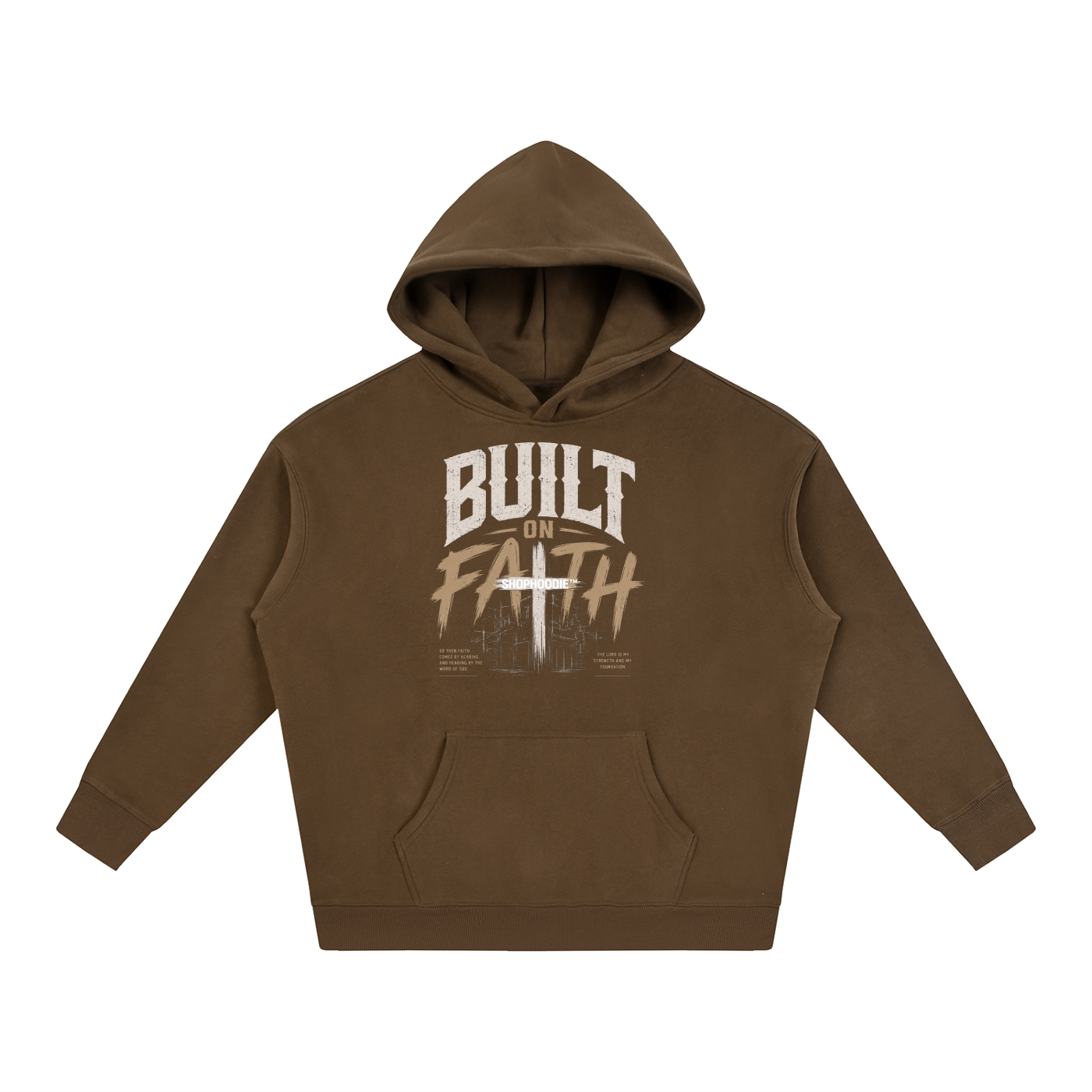 SHOPHOODIE®,Hoodies,Hoodie,SHOP HOODIE®,Built on faith,Christian hoodie