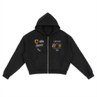 Sweat à capuche zippé en polaire, coupe carrée, par Shop Hoodie