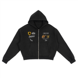 Fleece Zip-Up Boxy Hoodie by Shop Hoodie