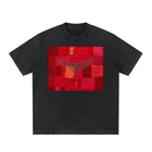 SHOPHOODIE EAGLE WINGS SUPREME Heavyweight Vintage Washed Frayed T-Shirt
