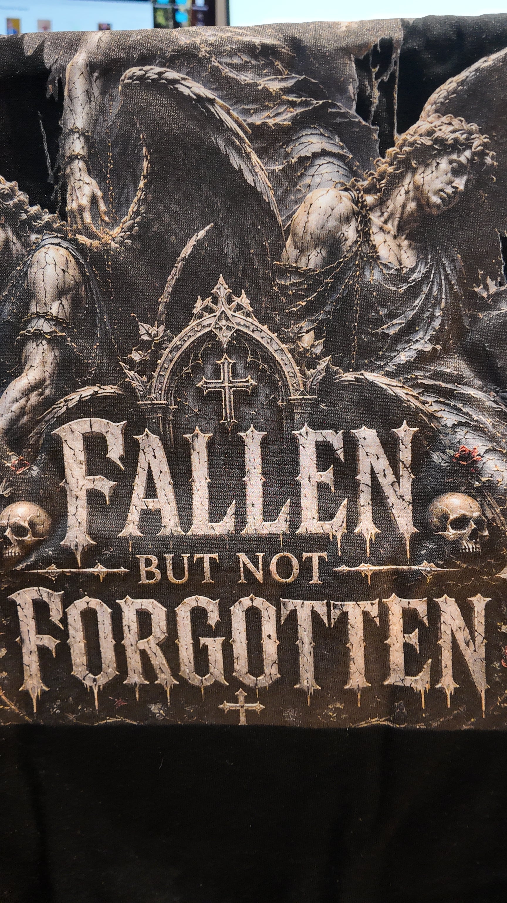 Shophoodie Fallen but not forgotten Unisex Oversized Cotton T-Shirt