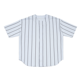 SHOPHOODIE® BLANK Pinstripe Oversized Baseball Jersey