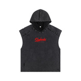 SHOPHOODIE® Boxy Hooded Tank Top — 270 GSM