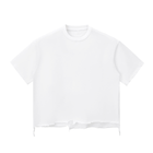SHOPHOODIE Snow Wash Raw-Hem Boxy T-shirt