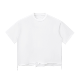 SHOPHOODIE® BLANK Raw-Hem Boxy T-Shirt — 340 GSM