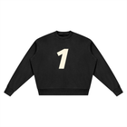 SHOPHOODIE NUMBER 1 Unisex Vintage Wash Crewneck Sweatshirt