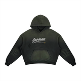 SHOPHOODIE® Frayed Sunfade Boxy Fleece Hoodie & Drawstring Jogged Sweatpants V Complete Set