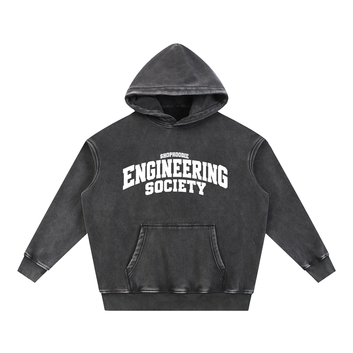 SHOPHOODIE® CAMPUS ENGINEERING SOCIETY Fleece Oversized Hoodie — 355 GSM — view 1