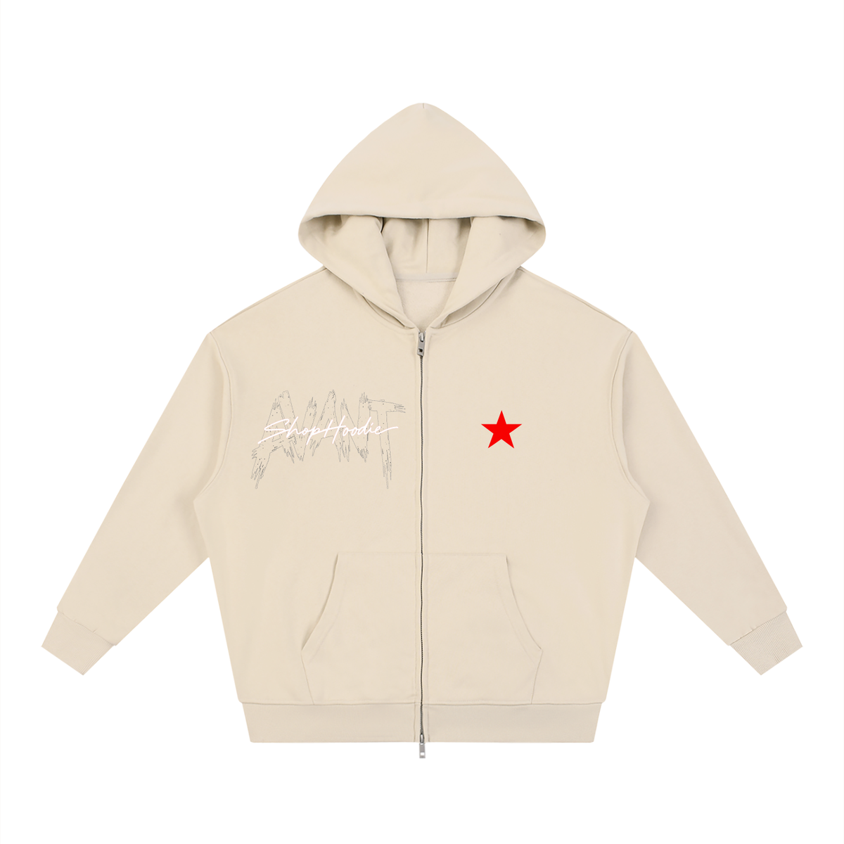 SHOPHOODIE® AVANT Heavyweight Full-Zip — top half of this complete set, further view
