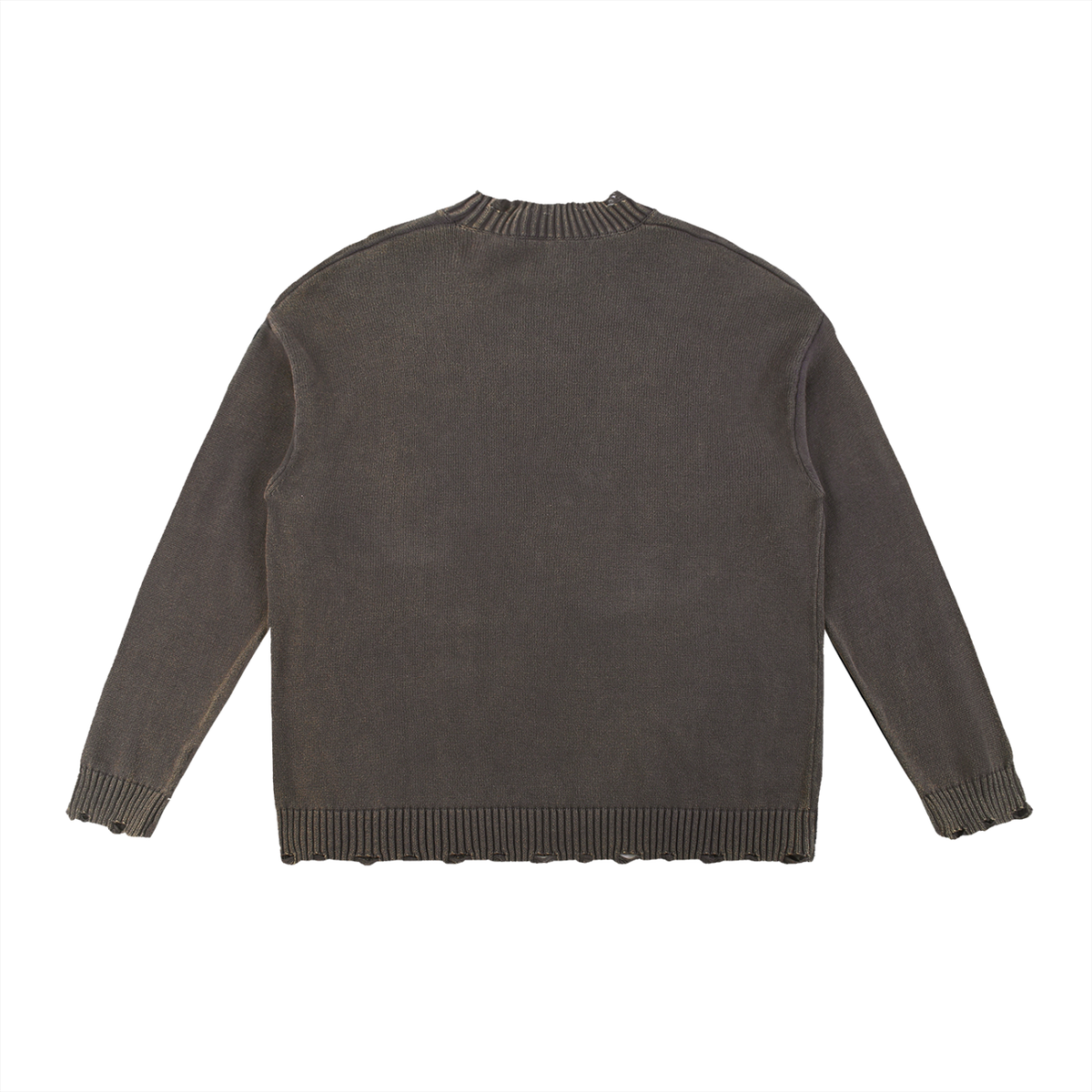 SHOPHOODIE® Vintage Wash Hand-Frayed Oversized Crewneck Sweatshirt — 425 GSM — product image 6