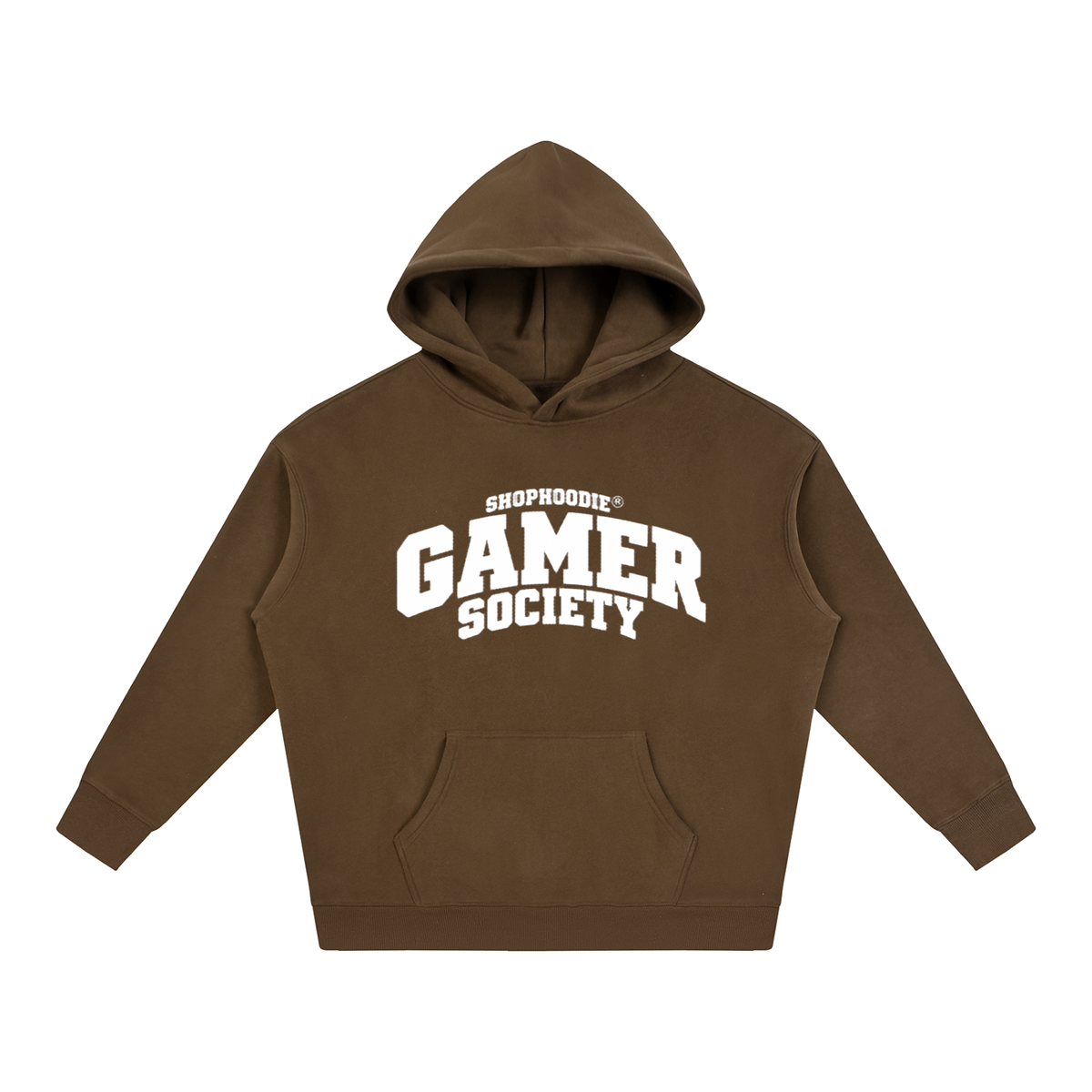 SHOPHOODIE® CAMPUS GAMER SOCIETY Oversized Fleece Hoodie — 350 GSM — view 23