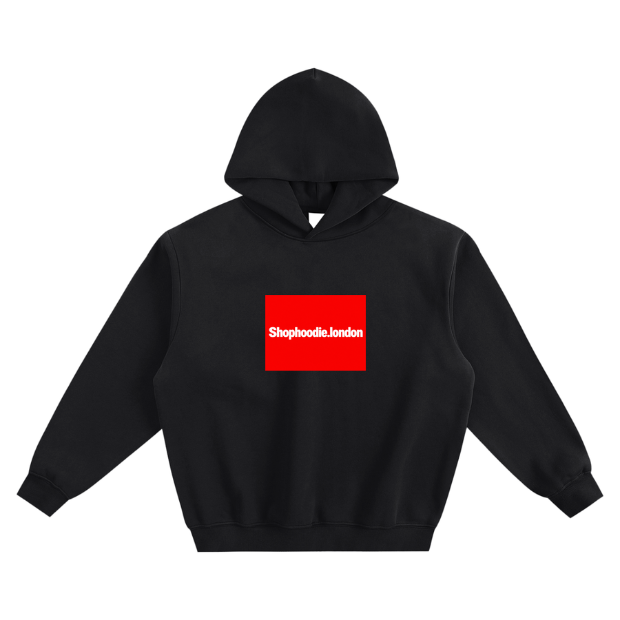 SHOPHOODIE® LONDON Fleeced Boxy Hoodie — 350 GSM
