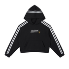 Contrast Side Stripe Cropped Hoodie by Shop Hoodie