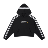 SHOPHOODIE® Contrast Side Stripe Cropped Hoodie & Jogged Sweatpants Complete Set