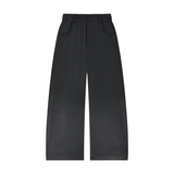 Shophoodie London Blank Sunfade Paneled Barrel Leg Sweatpants