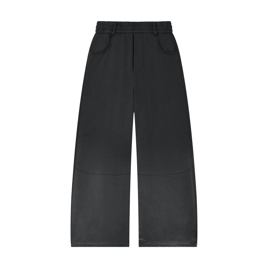 SHOPHOODIE® LONDON BLANK Unisex Sunfade Panelled Barrel-Leg Sweatpants — 370 GSM