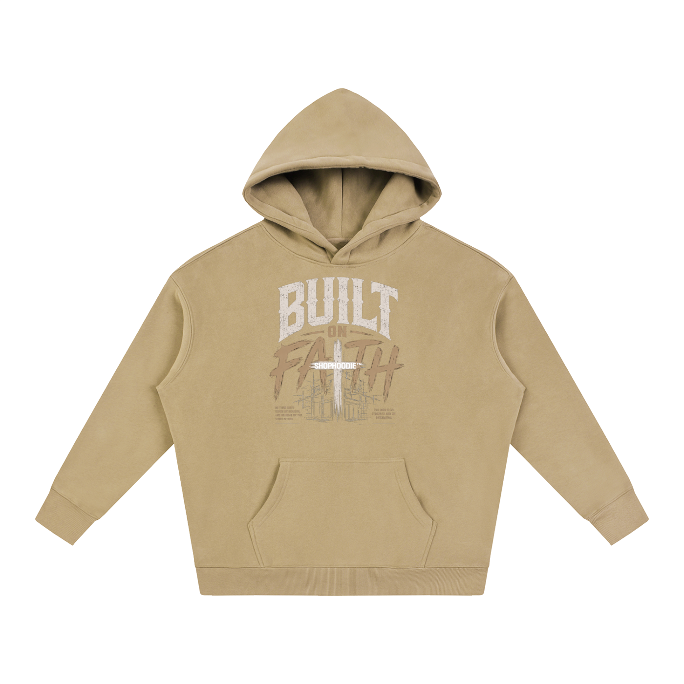 SHOPHOODIE®,Hoodies,Hoodie,SHOP HOODIE®,Built on faith,Christian hoodie