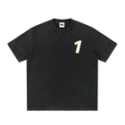 SHOPHOODIE NUMBER1 Heavyweight Vintage Washed Frayed T-Shirt