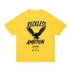 SHOPHOODIE RECKLESS AMBITION  T-SHIRT- 100% COTTON