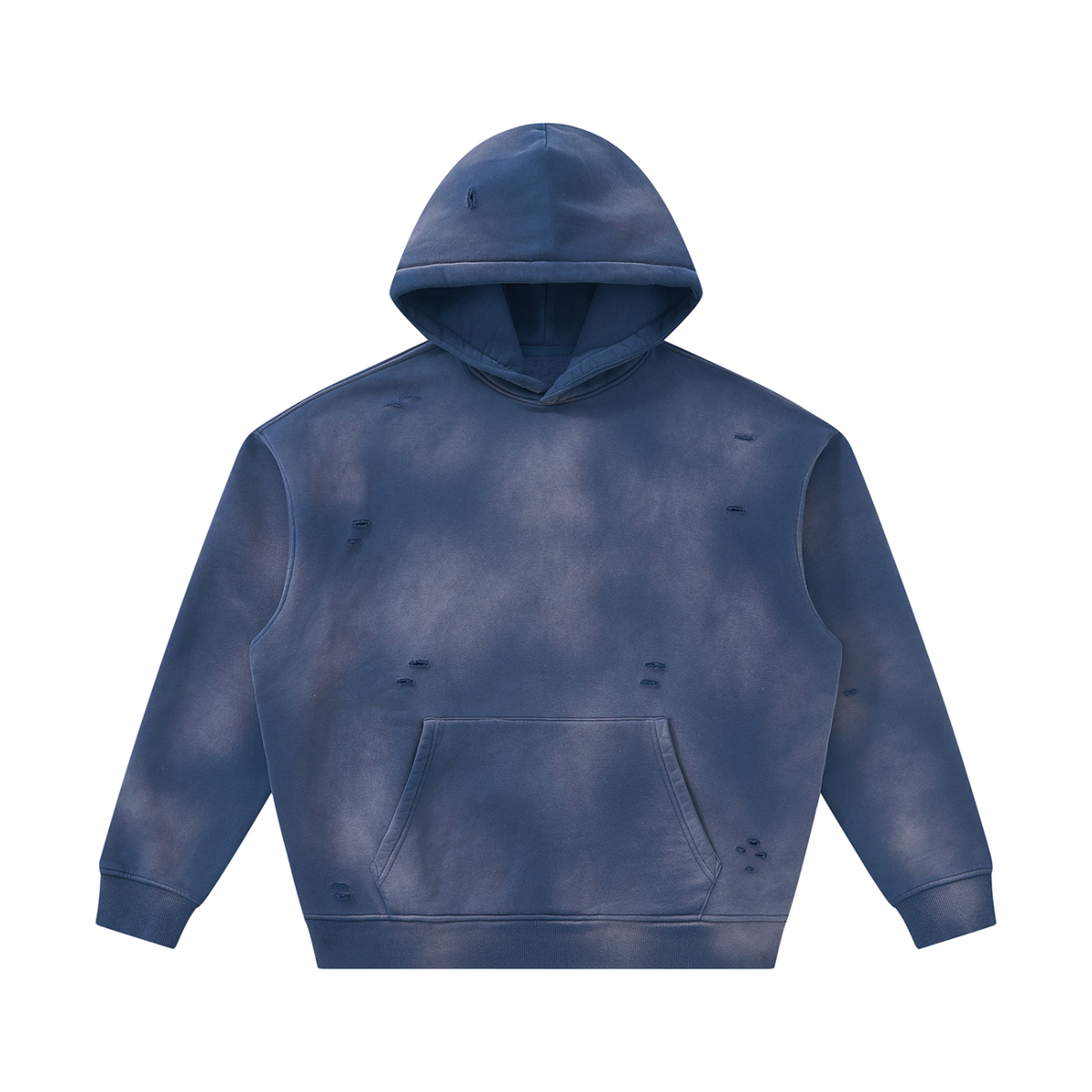 SHOPHOODIE® BLANK Sunfade Frayed Oversized Fleece Hoodie — 350 GSM — product image 17