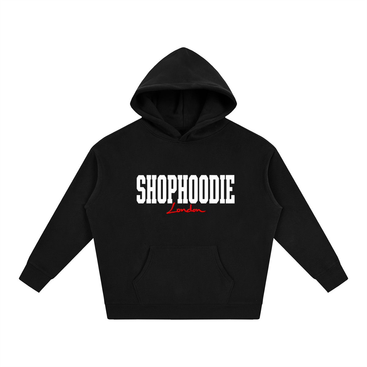SHOPHOODIE® LONDON Oversized Fleeced Hoodie — 350 GSM product view